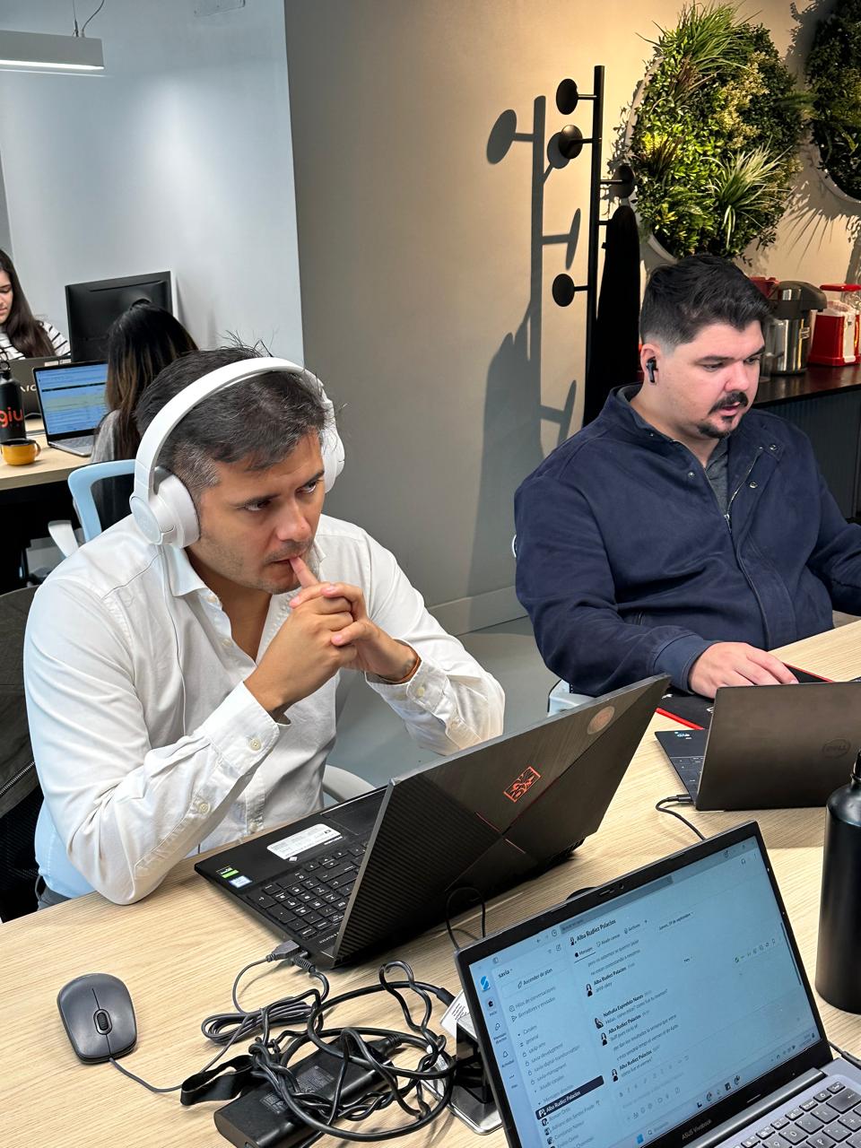 Meisters team members at a company event